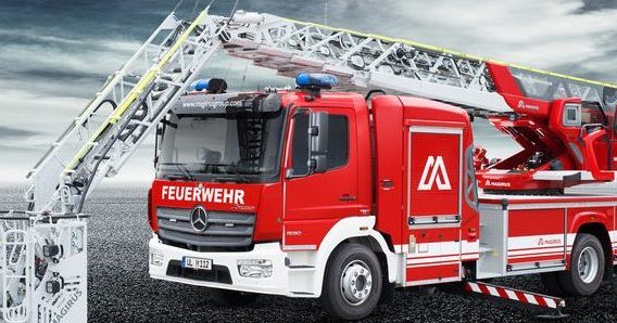 escaleras Magirus bomberos